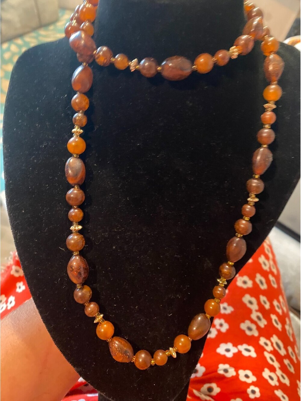 vintage boho statement necklace